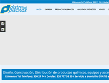 Tablet Screenshot of distripiscinas.com
